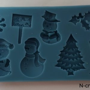 Molde de Silicona Decoración Navideña 1p - N-CM-042
