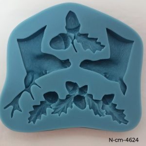 Molde de Silicona Muérdago y Renos 1p - N-CM-4624