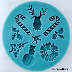 Mode de Silicona Decoraciones Navideñas 3 - N-CM-4627