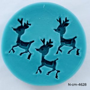 Molde de Silicona Pequeños Renos 1p - N-CM-4628