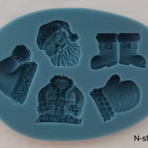 Molde de Silicona Vestimenta Santa 1p - N-SFM-213